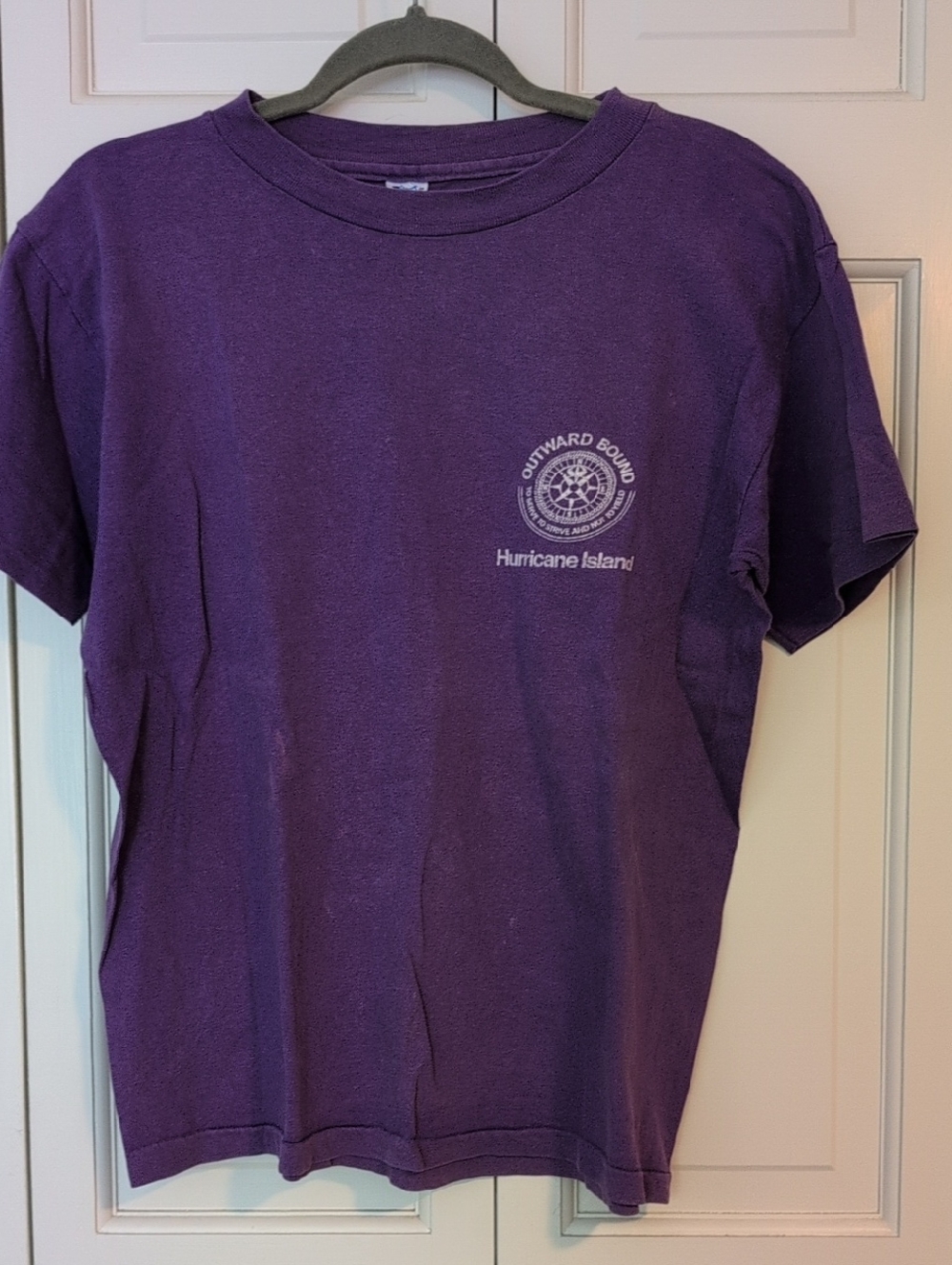 Champion Purple Outward Bound "Hurricane Island" Short Sleeve Tee